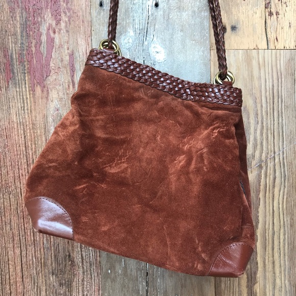 Brazilian Leather Drawstring Crossbody - Picture 2 of 8
